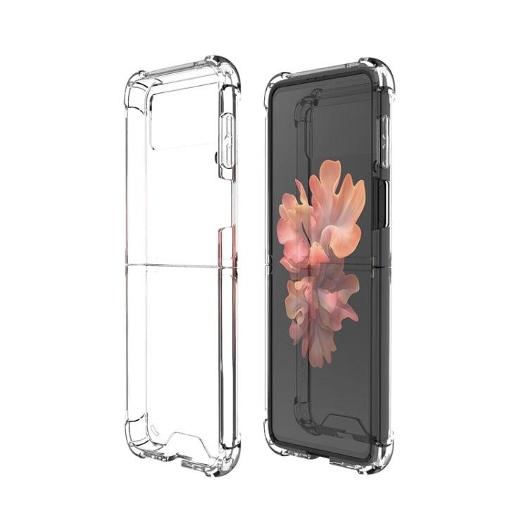 Shock-resistant Transparent Acrylic TPU Protective Case, For Samsung Galaxy Z Flip3 5G