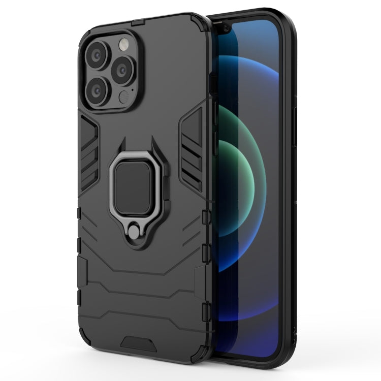 Shockproof PC + TPU Protective Case with Magnetic Ring Holder, For iPhone 13 mini, For iPhone 13, For iPhone 13 Pro, For iPhone 13 Pro Max