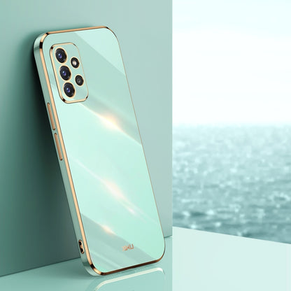 XINLI Straight Edge 6D Electroplate TPU Phone Case, For Samsung Galaxy A22 4G, For Samsung Galaxy A52 5G, For Samsung Galaxy A72 5G, For Samsung Galaxy A82 5G