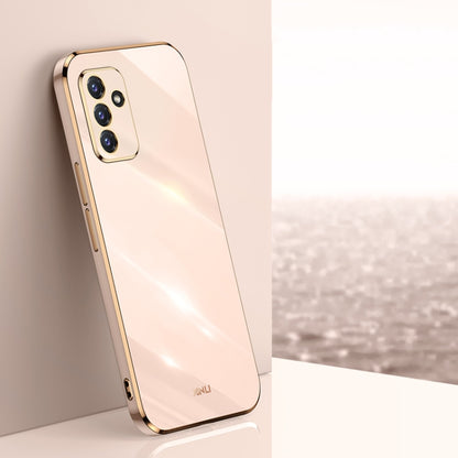 XINLI Straight Edge 6D Electroplate TPU Phone Case, For Samsung Galaxy A22 4G, For Samsung Galaxy A52 5G, For Samsung Galaxy A72 5G, For Samsung Galaxy A82 5G