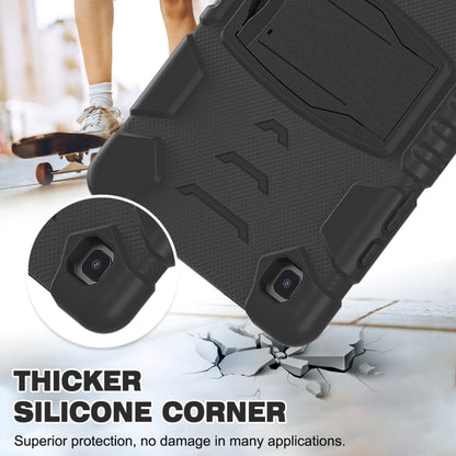 3-Layer Protection Screen Frame + PC + Silicone Shockproof Combination Case with Holder, For Samsung Galaxy Tab A7 T500, For Samsung Galaxy Tab A8.4 2020 T307, For Samsung Galaxy Tab A8.0 2019 T290