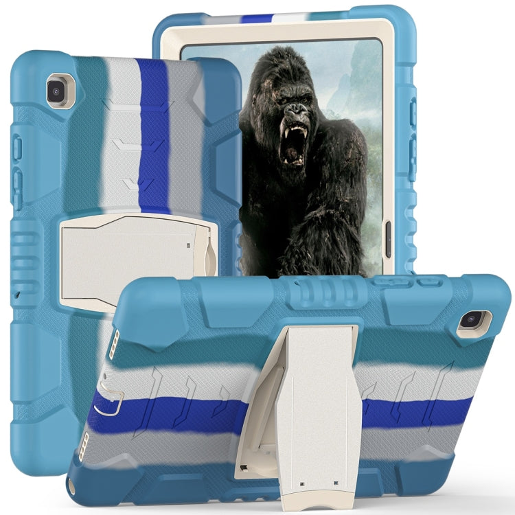 3-Layer Protection Screen Frame + PC + Silicone Shockproof Combination Case with Holder, For Samsung Galaxy Tab A7 T500, For Samsung Galaxy Tab A8.4 2020 T307, For Samsung Galaxy Tab A8.0 2019 T290