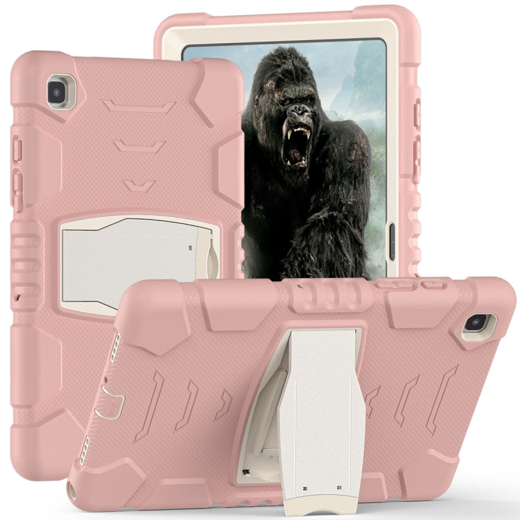 3-Layer Protection Screen Frame + PC + Silicone Shockproof Combination Case with Holder, For Samsung Galaxy Tab A7 T500, For Samsung Galaxy Tab A8.4 2020 T307, For Samsung Galaxy Tab A8.0 2019 T290