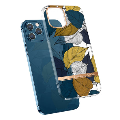 High Translucent Electroplating Flower Pattern TPU + PC Shockproof Case, For iPhone 12 mini, For iPhone 12 / 12 Pro, For iPhone 12 Pro Max, For iPhone 11, For iPhone 11 Pro, For iPhone 11 Pro Max