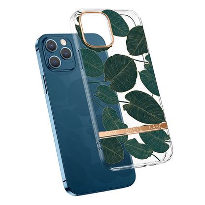 High Translucent Electroplating Flower Pattern TPU + PC Shockproof Case, For iPhone 12 mini, For iPhone 12 / 12 Pro, For iPhone 12 Pro Max, For iPhone 11, For iPhone 11 Pro, For iPhone 11 Pro Max