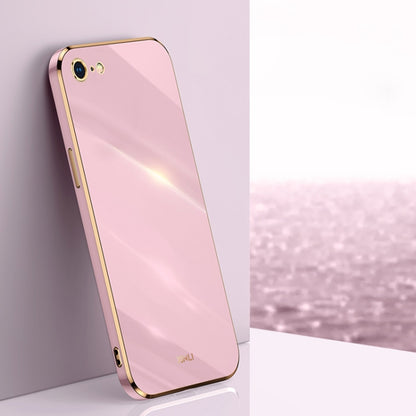 XINLI Straight Edge 6D Electroplate TPU Phone Case, For iPhone 6 / 6s, For iPhone 6 Plus / 6s Plus, For iPhone SE 2022 / SE 2020 / 8 / 7, For iPhone 11, For iPhone 11 Pro, For iPhone 11 Pro Max, For iPhone 12