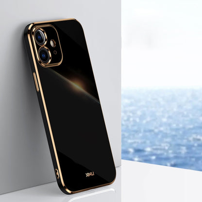 XINLI Straight Edge 6D Electroplate TPU Phone Case, For iPhone 6 / 6s, For iPhone 6 Plus / 6s Plus, For iPhone SE 2022 / SE 2020 / 8 / 7, For iPhone 11, For iPhone 11 Pro, For iPhone 11 Pro Max, For iPhone 12