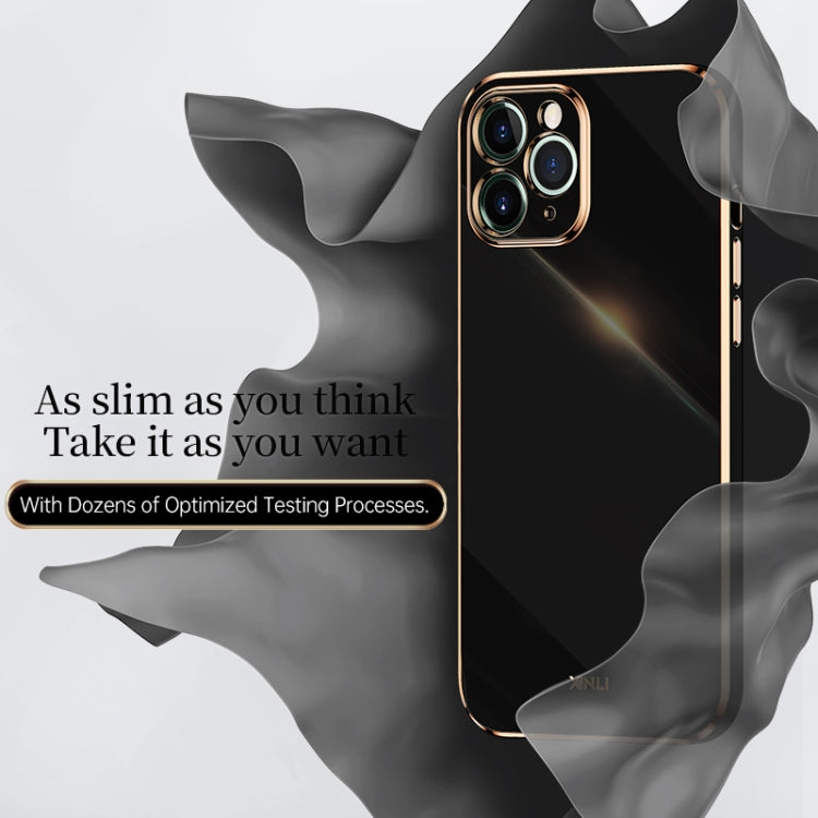 XINLI Straight Edge 6D Electroplate TPU Phone Case, For iPhone 12 mini, For iPhone 12 Pro Max, For iPhone X, For iPhone XR, For iPhone XS, For iPhone XS Max, For iPhone 8 Plus / 7 Plus