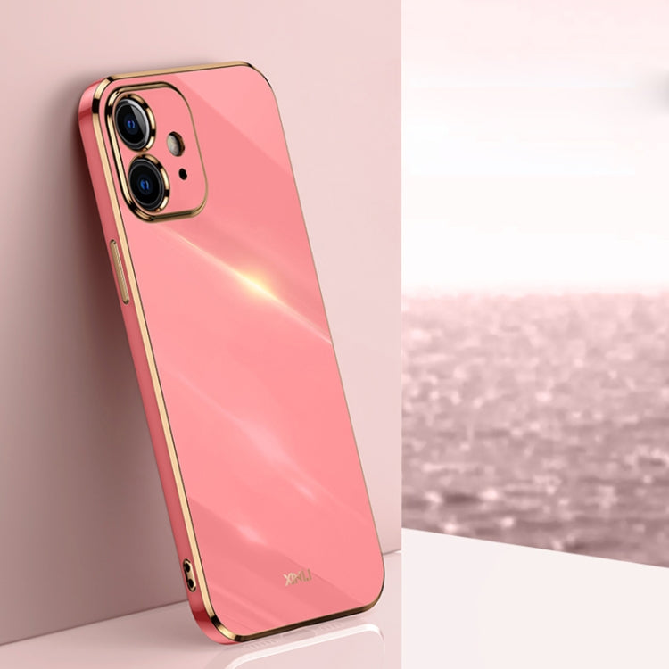 XINLI Straight Edge 6D Electroplate TPU Phone Case, For iPhone 12 mini, For iPhone 12 Pro Max, For iPhone X, For iPhone XR, For iPhone XS, For iPhone XS Max, For iPhone 8 Plus / 7 Plus