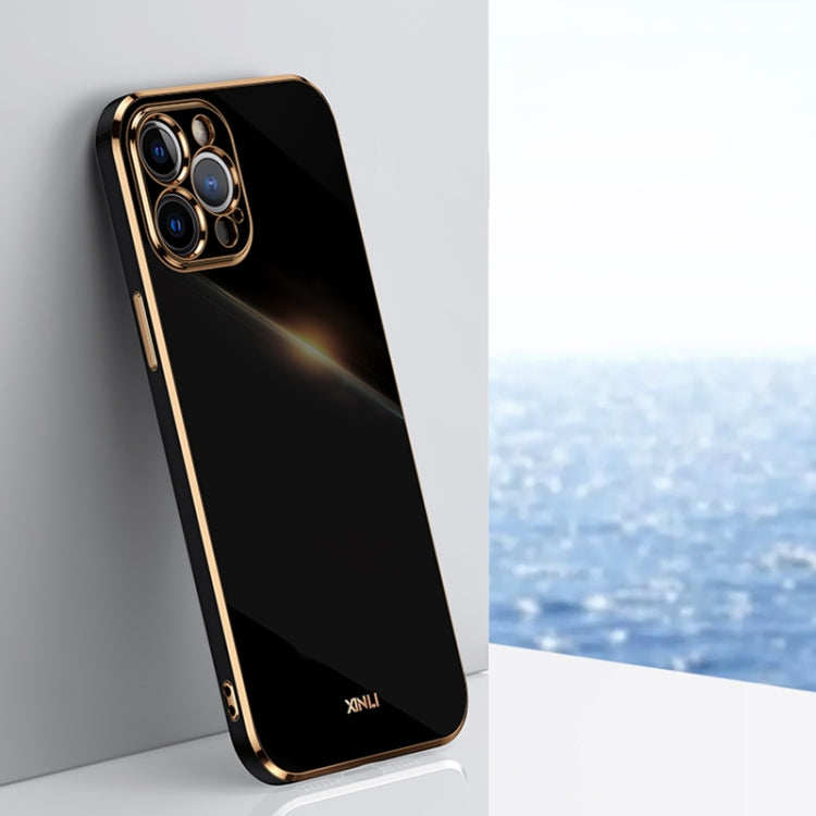 XINLI Straight Edge 6D Electroplate TPU Phone Case, For iPhone 12 mini, For iPhone 12 Pro Max, For iPhone X, For iPhone XR, For iPhone XS, For iPhone XS Max, For iPhone 8 Plus / 7 Plus