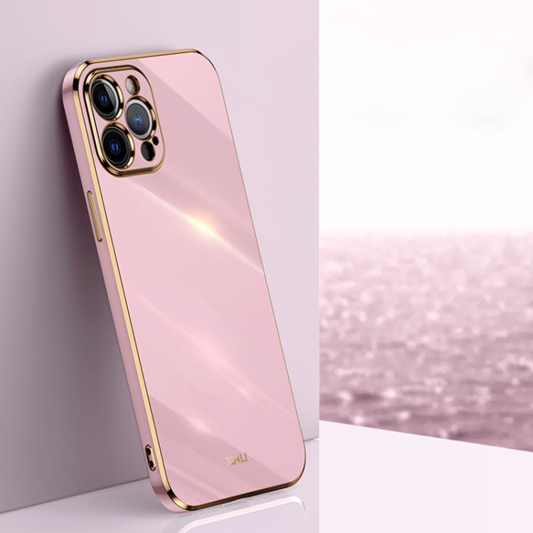 XINLI Straight Edge 6D Electroplate TPU Phone Case, For iPhone 12 mini, For iPhone 12 Pro Max, For iPhone X, For iPhone XR, For iPhone XS, For iPhone XS Max, For iPhone 8 Plus / 7 Plus