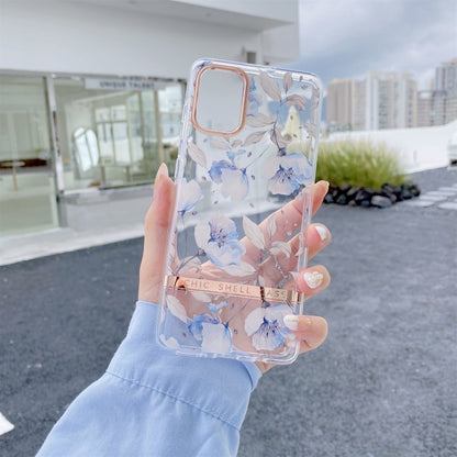 High Translucent Electroplating Flower Pattern TPU + PC Shockproof Case, For Samsung Galaxy S20, For Samsung Galaxy S20+, For Samsung Galaxy S20 Ultra, For Samsung Galaxy S20 FE, For Samsung Galaxy A72 5G / 4G, For Samsung Galaxy A52 5G / 4G           ...