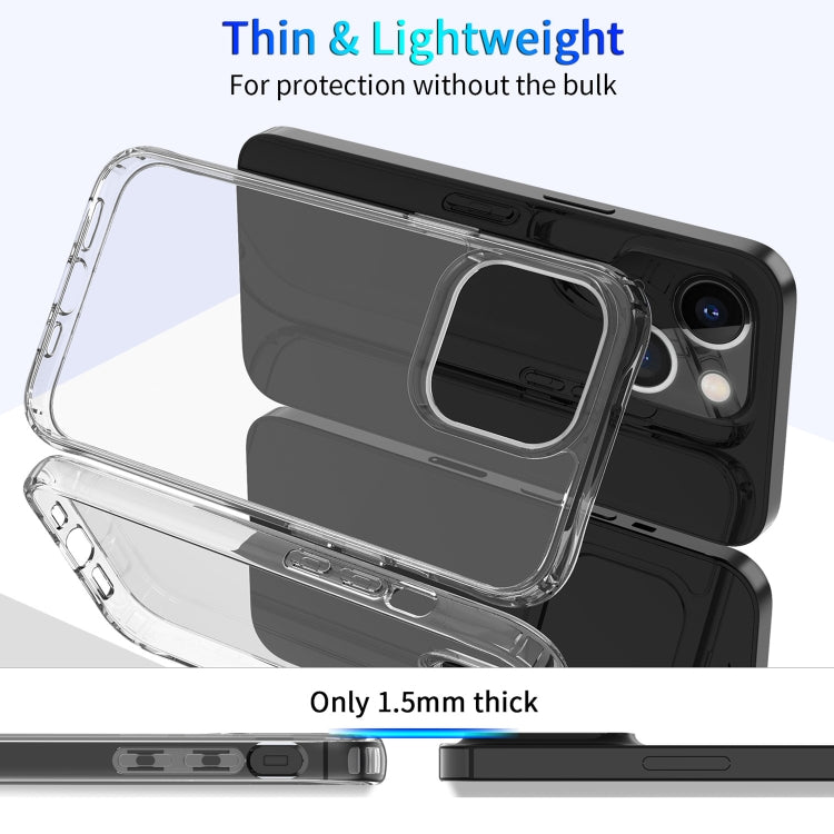 Clear Crystal Acrylic +TPU Four-corner Shockproof Case, For iPhone 13 mini, For iPhone 13, For iPhone 13 Pro, For iPhone 13 Pro Max