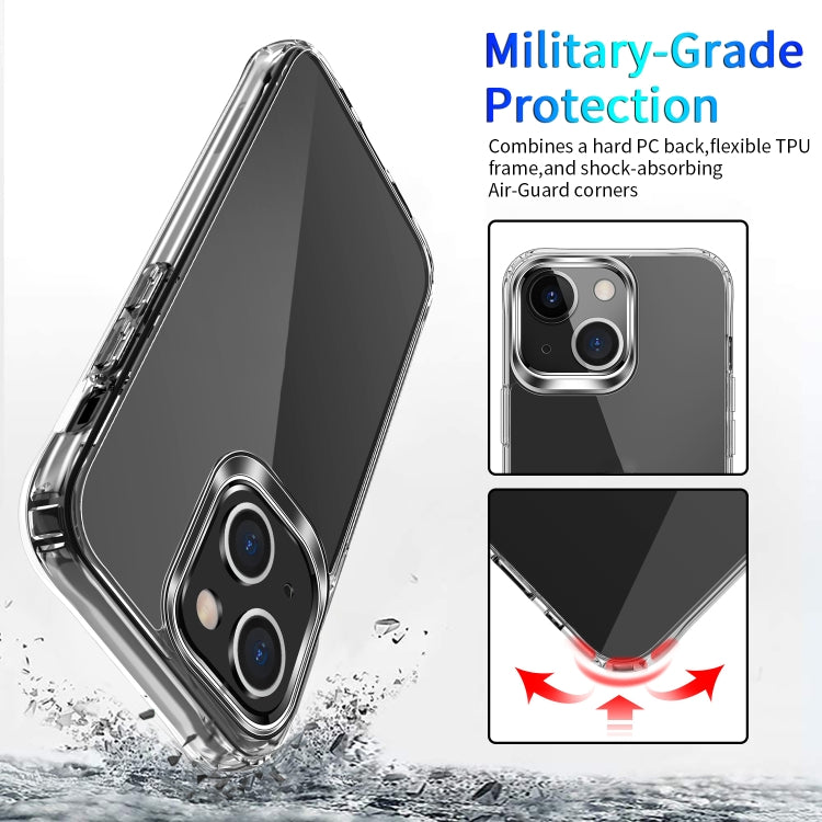 Clear Crystal Acrylic +TPU Four-corner Shockproof Case, For iPhone 13 mini, For iPhone 13, For iPhone 13 Pro, For iPhone 13 Pro Max