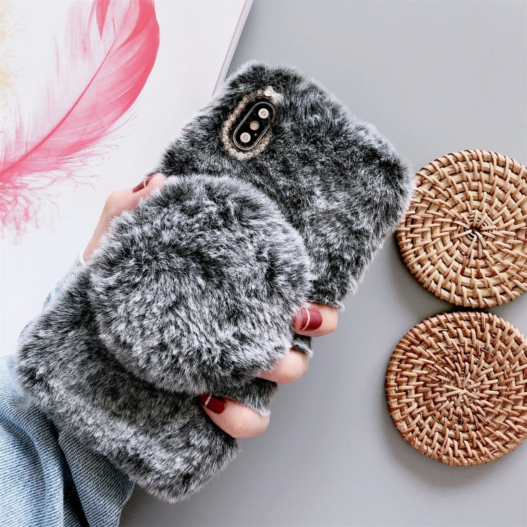 Plush Phone Protect Case with Mirror, For iPhone 11, For iPhone 11 Pro, For iPhone 11 Pro Max, For iPhone X / XS, For iPhone XR, For iPhone XS Max