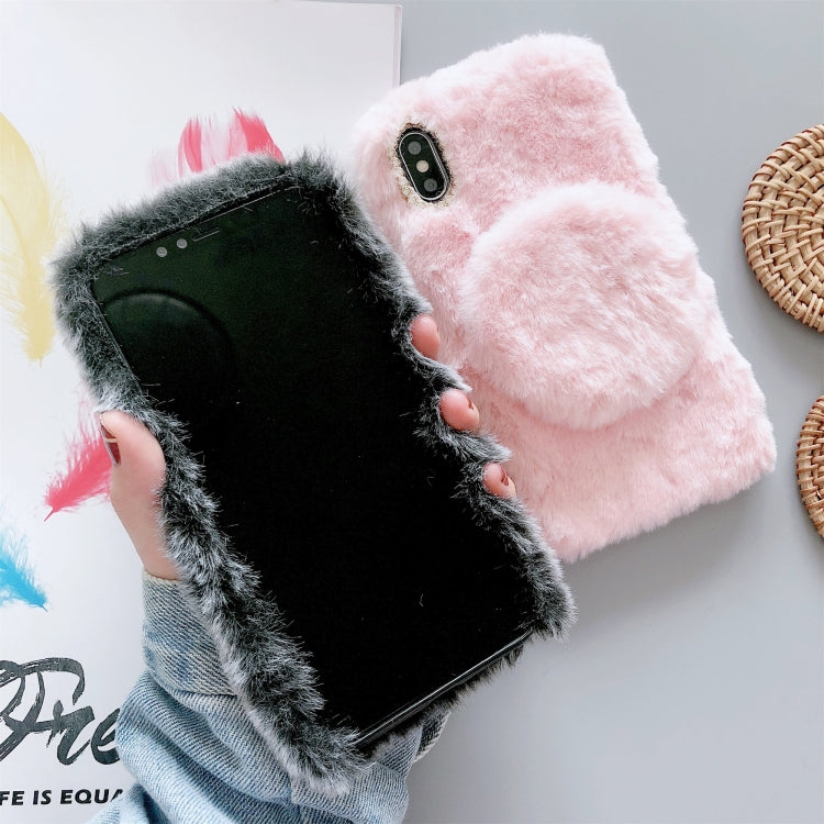 Plush Phone Protect Case with Mirror, For iPhone 11, For iPhone 11 Pro, For iPhone 11 Pro Max, For iPhone X / XS, For iPhone XR, For iPhone XS Max
