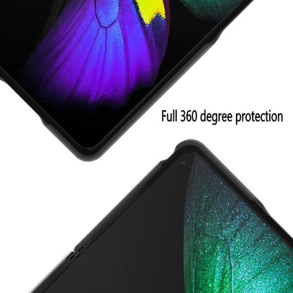Carbon Fiber Texture Folding All Inclusive PU Shockproof Leather Case, For Samsung Galaxy Z Fold3 5G