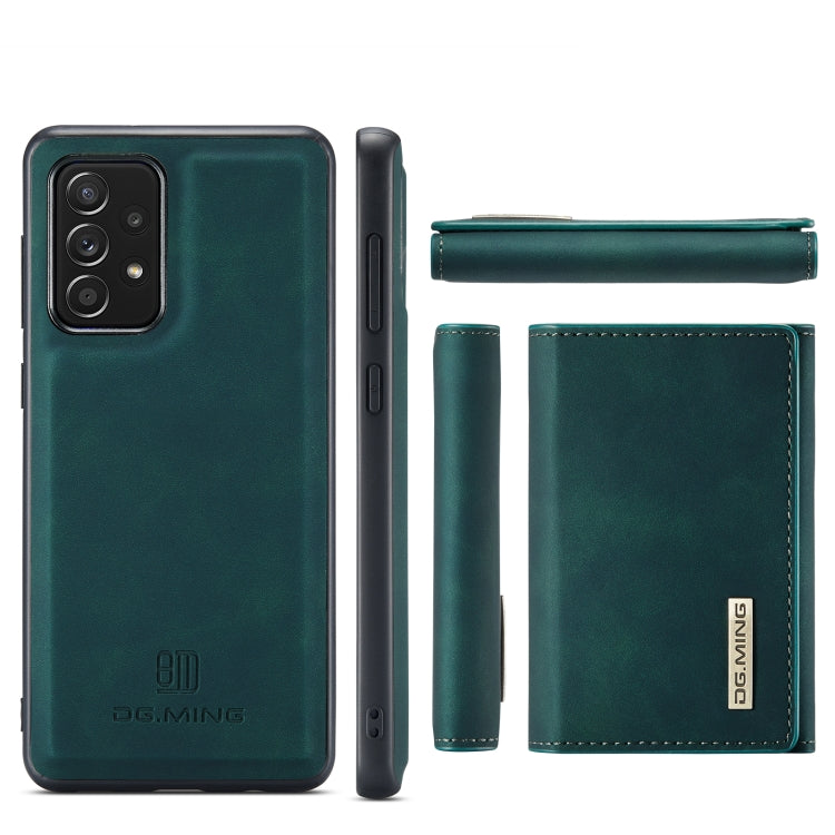 DG.MING M1 Series 3-Fold Multi Card Wallet + Magnetic Back Cover Shockproof Case with Holder Function, For Samsung Galaxy A02s, For Samsung Galaxy A32 5G, For Samsung Galaxy A42 5G, For Samsung Galaxy A52 5G / 4G, For Samsung Galaxy A72 5G / 4G        ...
