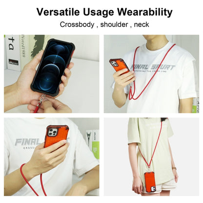 Shockproof Honeycomb PC + TPU Case with Neck Lanyard, For iPhone 12 mini, For iPhone 12 / 12 Pro, For iPhone 12 Pro Max, For iPhone 11, For iPhone 11 Pro, For iPhone 11 Pro Max