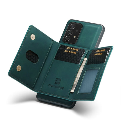 DG.MING M2 Series 3-Fold Multi Card Bag + Magnetic Back Cover Shockproof Case with Wallet & Holder Function, For Samsung Galaxy A02s, For Samsung Galaxy A32 5G, For Samsung Galaxy A42 5G, For Samsung Galaxy A52 5G / 4G, For Samsung Galaxy A72 5G / 4G  ...