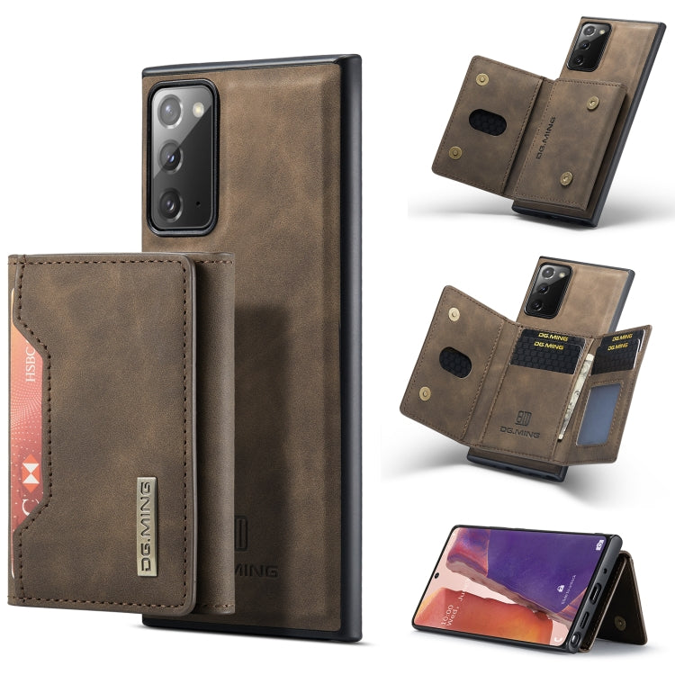 DG.MING M2 Series 3-Fold Multi Card Bag + Magnetic Back Cover Shockproof Case with Wallet & Holder Function, For Samsung Galaxy A02s, For Samsung Galaxy A32 5G, For Samsung Galaxy A42 5G, For Samsung Galaxy A52 5G / 4G, For Samsung Galaxy A72 5G / 4G  ...