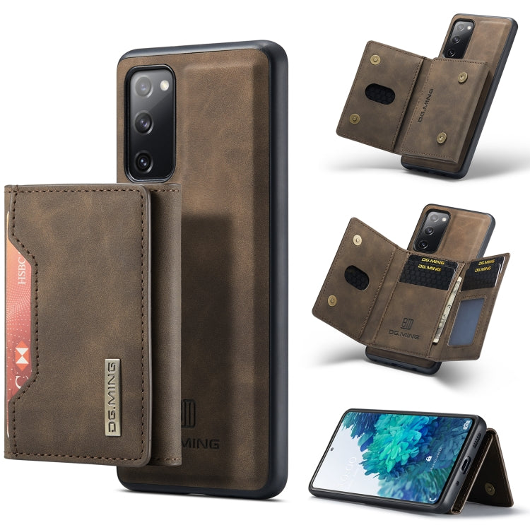 DG.MING M2 Series 3-Fold Multi Card Bag + Magnetic Back Cover Shockproof Case with Wallet & Holder Function, For Samsung Galaxy A02s, For Samsung Galaxy A32 5G, For Samsung Galaxy A42 5G, For Samsung Galaxy A52 5G / 4G, For Samsung Galaxy A72 5G / 4G  ...