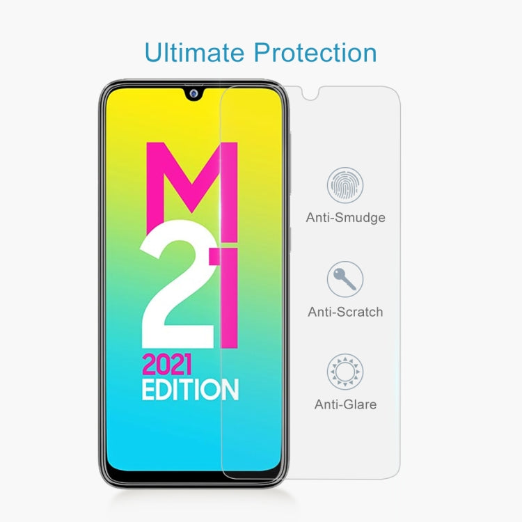 10 PCS 0.26mm 9H 2.5D Tempered Glass Film, For Samsung Galaxy M21 2021/M21s/M21 (10 PCS), For Xiaomi Poco X3 GT (10 PCS), For Xiaomi Poco F3 GT (10 PCS), For Xiaomi Redmi Note 10T 5G (10 PCS)