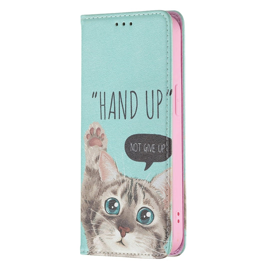 Colored Drawing Pattern Invisible Magnetic Horizontal Flip PU Leather Case with Holder & Card Slots & Wallet, For iPhone 13 mini, For iPhone 13, For iPhone 13 Pro, For iPhone 13 Pro Max