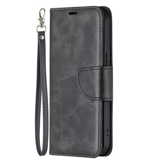 Retro Lambskin Texture Pure Color Horizontal Flip PU Leather Case, with Holder & Card Slots & Wallet & Lanyard, For iPhone 13 mini, For iPhone 13, For iPhone 13 Pro, For iPhone 13 Pro Max