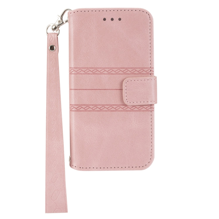 Embossed Striped Magnetic Buckle PU + TPU Horizontal Flip Leather Case with Holder & Card Slot & Wallet & Photo Frame & Sling, For Samsung Galaxy A71, For Samsung Galaxy A12 5G, For Samsung Galaxy A22 4G, For Samsung Galaxy A22 5G                      ...