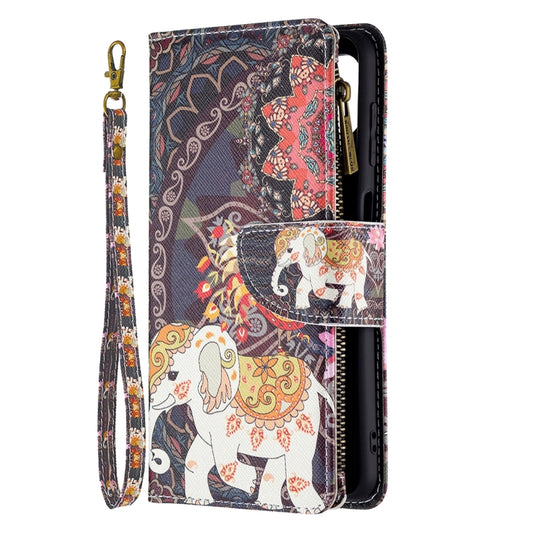 Colored Drawing Pattern Zipper Horizontal Flip Leather Case with Holder & Card Slots & Wallet, For Samsung Galaxy M32