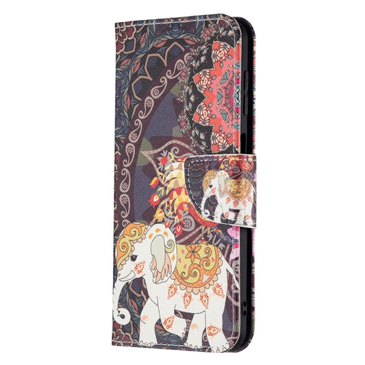 Colored Drawing Horizontal Flip Leather Case with Holder & Card Slots & Wallet, For Samsung Galaxy M32