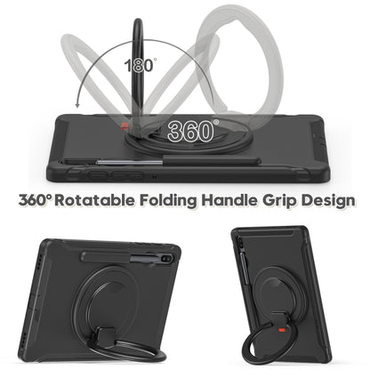 Shockproof TPU + PC Protective Case with 360 Degree Rotation Foldable Handle Grip Holder & Pen Slot, For Samsung Galaxy Tab S6 T860, For Samsung Galaxy Tab A 8.4 T307 2020, For Samsung Galaxy Tab A 10.1 T515/T510 2019                                   ...