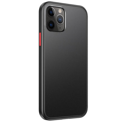 Skin Feel Frosted PC + TPU Shockproof Case with Color Button, For iPhone 12 mini, For iPhone 12 / 12 Pro, For iPhone 12 Pro Max