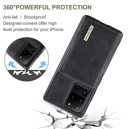 DG.MING M1 Series 3-Fold Multi Card Wallet  Back Cover Shockproof Case with Holder Function, For Samsung Galaxy S20 Ultra, For Samsung Galaxy S20+