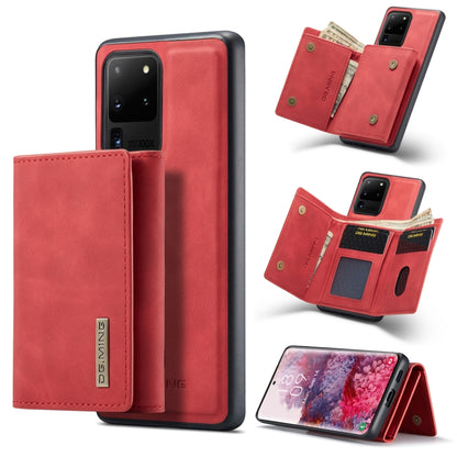 DG.MING M1 Series 3-Fold Multi Card Wallet  Back Cover Shockproof Case with Holder Function, For Samsung Galaxy S20 Ultra, For Samsung Galaxy S20+