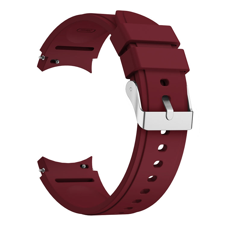 Silicone Replacement Strap Watchband, For Samsung Galaxy Watch4 40mm, For Samsung Galaxy Watch4 44mm, For Samsung Galaxy Watch4 Classic 42mm, For Samsung Galaxy Watch4 Classic 46mm
