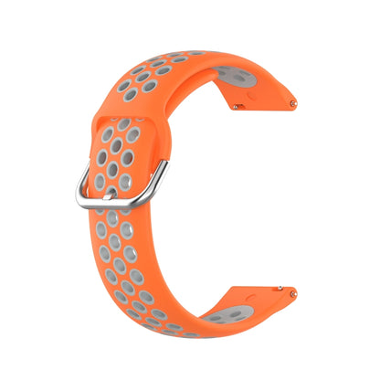 Two-color Silicone Replacement Strap Watchband, For Samsung Galaxy Watch4 Classic 46mm
