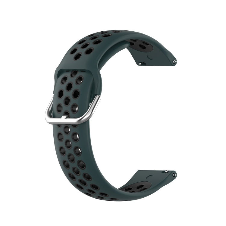 Two-color Silicone Replacement Strap Watchband, For Samsung Galaxy Watch4 Classic 46mm