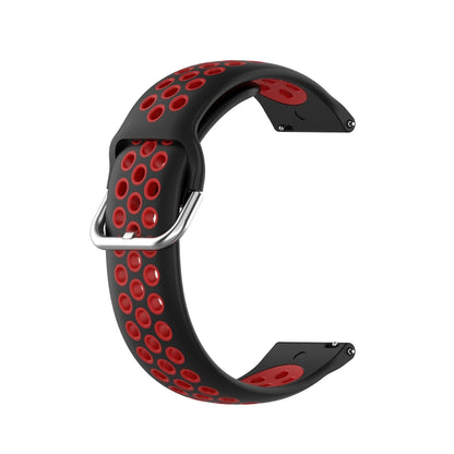 Two-color Silicone Replacement Strap Watchband, For Samsung Galaxy Watch4 Classic 46mm