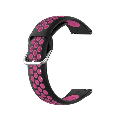 Two-color Silicone Replacement Strap Watchband, For Samsung Galaxy Watch4 Classic 46mm