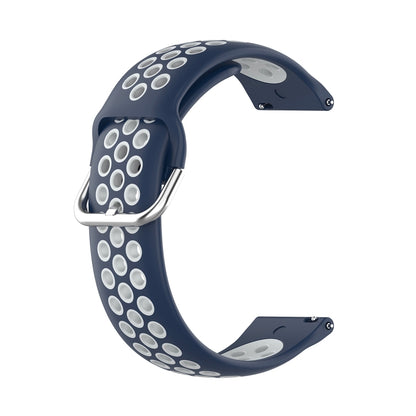Two-color Silicone Replacement Strap Watchband, For Samsung Galaxy Watch4 Classic 46mm