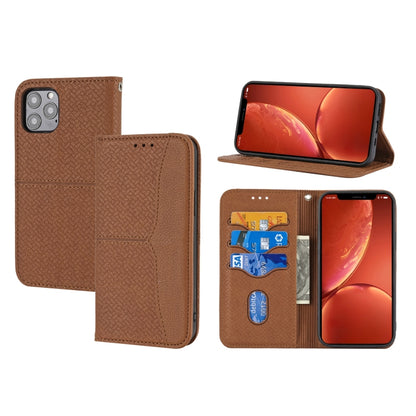 Woven Texture Stitching Magnetic Horizontal Flip PU Leather Case with Holder & Card Slots & Wallet & Lanyard, For iPhone 8 Plus / 7 Plus, For iPhone 11, For iPhone 11 Pro, For iPhone 11 Pro Max, For iPhone 12 / 12 Pro, For iPhone 12 Pro Max            ...