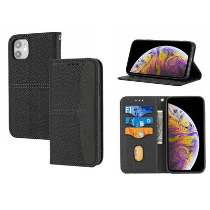 Woven Texture Stitching Magnetic Horizontal Flip PU Leather Case with Holder & Card Slots & Wallet & Lanyard, For iPhone 8 Plus / 7 Plus, For iPhone 11, For iPhone 11 Pro, For iPhone 11 Pro Max, For iPhone 12 / 12 Pro, For iPhone 12 Pro Max            ...