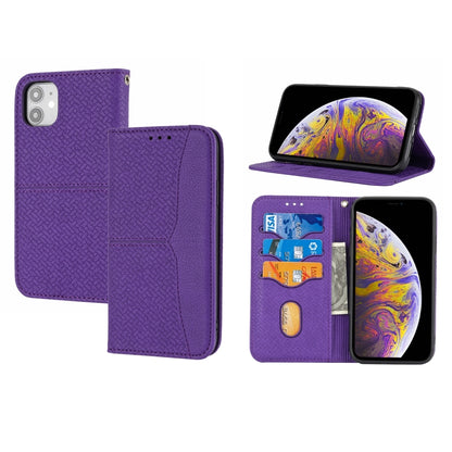 Woven Texture Stitching Magnetic Horizontal Flip PU Leather Case with Holder & Card Slots & Wallet & Lanyard, For iPhone 8 Plus / 7 Plus, For iPhone 11, For iPhone 11 Pro, For iPhone 11 Pro Max, For iPhone 12 / 12 Pro, For iPhone 12 Pro Max            ...