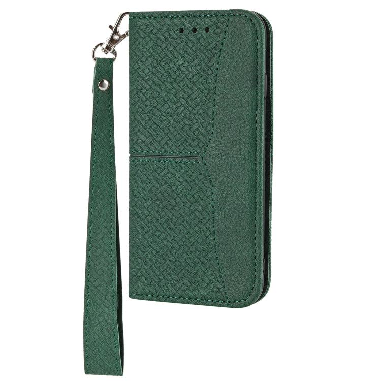 Woven Texture Stitching Magnetic Horizontal Flip PU Leather Case with Holder & Card Slots & Wallet & Lanyard, For Samsung Galaxy A52 4G / 5G, For Samsung Galaxy S20 FE, For Samsung Galaxy A02s 164mm, For Samsung Galaxy A02s 166mm                       ...