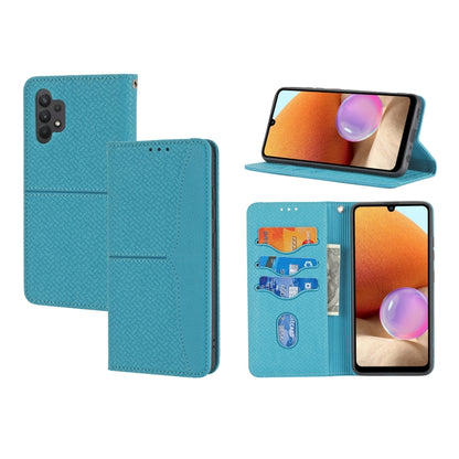 Woven Texture Stitching Magnetic Horizontal Flip PU Leather Case with Holder & Card Slots & Wallet & Lanyard, For Samsung Galaxy A32 4G, For Samsung Galaxy A32 5G, For Samsung Galaxy A42 5G, For Samsung Galaxy A51, For Samsung Galaxy A71               ...