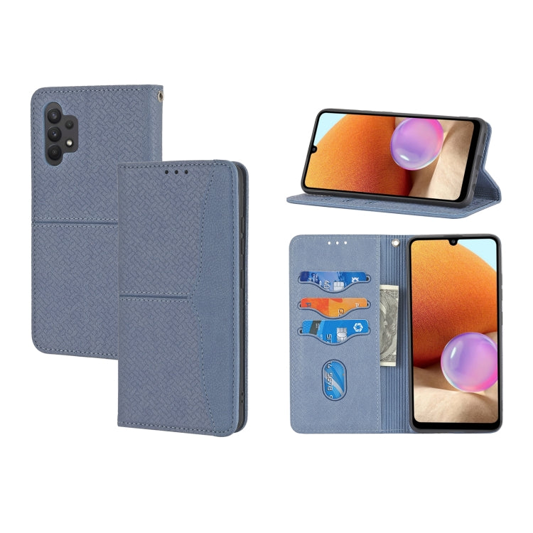 Woven Texture Stitching Magnetic Horizontal Flip PU Leather Case with Holder & Card Slots & Wallet & Lanyard, For Samsung Galaxy A32 4G, For Samsung Galaxy A32 5G, For Samsung Galaxy A42 5G, For Samsung Galaxy A51, For Samsung Galaxy A71               ...