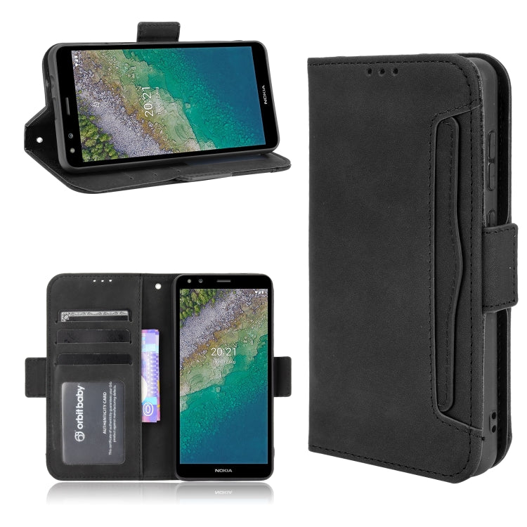 Skin Feel Calf Pattern Horizontal Flip Leather Case with Holder & Card Slots & Photo Frame, For Xiaomi Redmi Note 10 5G, For Xiaomi Redmi Note 10 JP Version, For Blackview A100, For Nokia C01 Plus, For Nokia C10/C20, For Nokia XR20, For Oukitel C21 Pro...