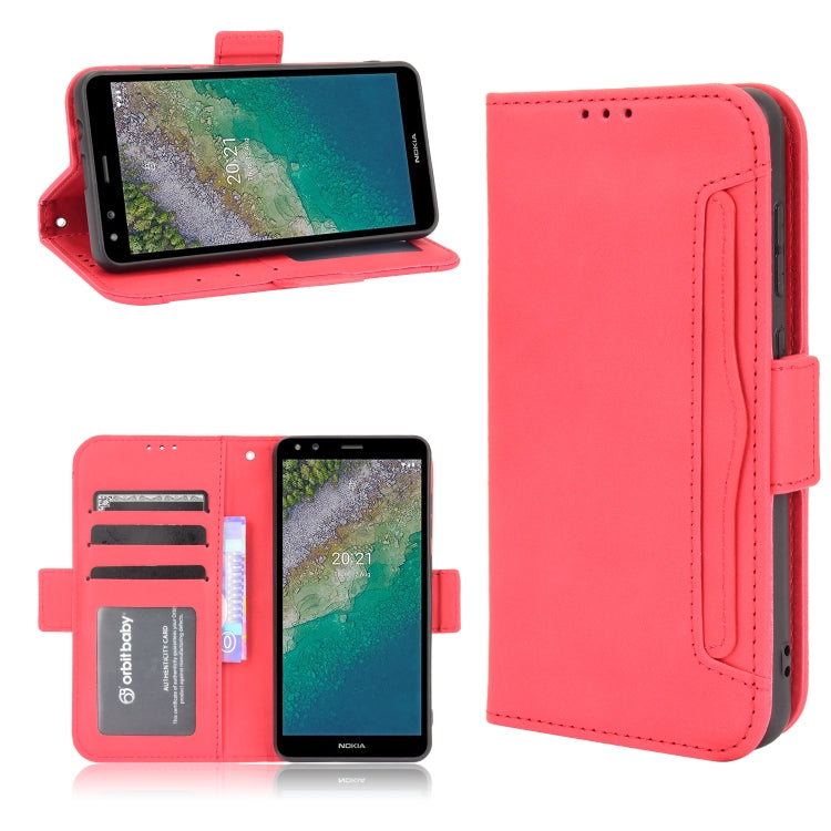 Skin Feel Calf Pattern Horizontal Flip Leather Case with Holder & Card Slots & Photo Frame, For Xiaomi Redmi Note 10 5G, For Xiaomi Redmi Note 10 JP Version, For Blackview A100, For Nokia C01 Plus, For Nokia C10/C20, For Nokia XR20, For Oukitel C21 Pro...